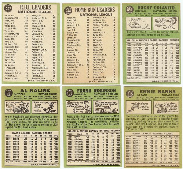 1967 Topps Baseball High-Grade Complete Set (609)