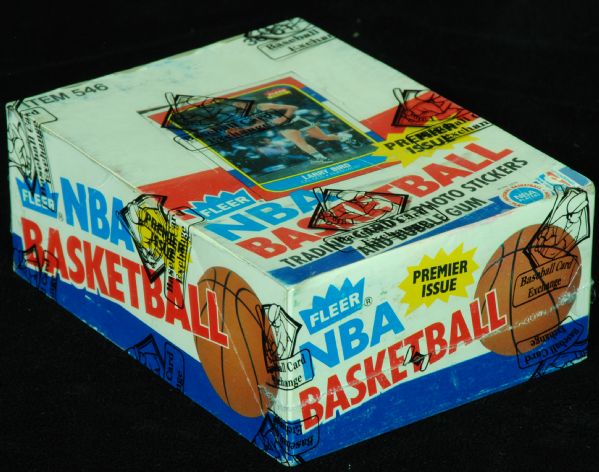 1986-87 Fleer Basketball Wax Box (36) (BBCE)