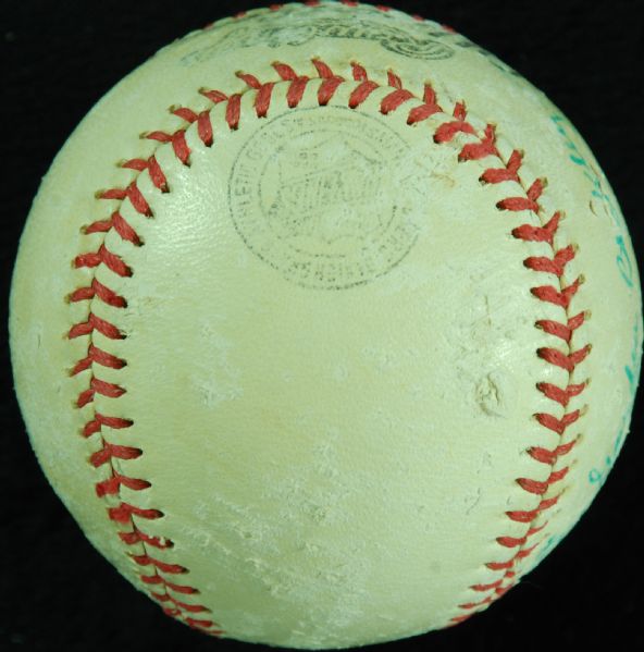 Ty Cobb Single-Signed Rawlings Baseball Dated 12/10/53 (JSA)