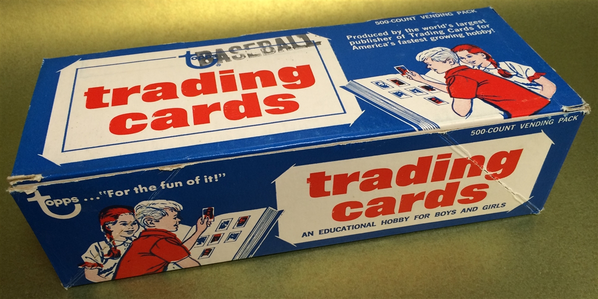 1971 Topps Baseball 3rd Series Vending Box (500)