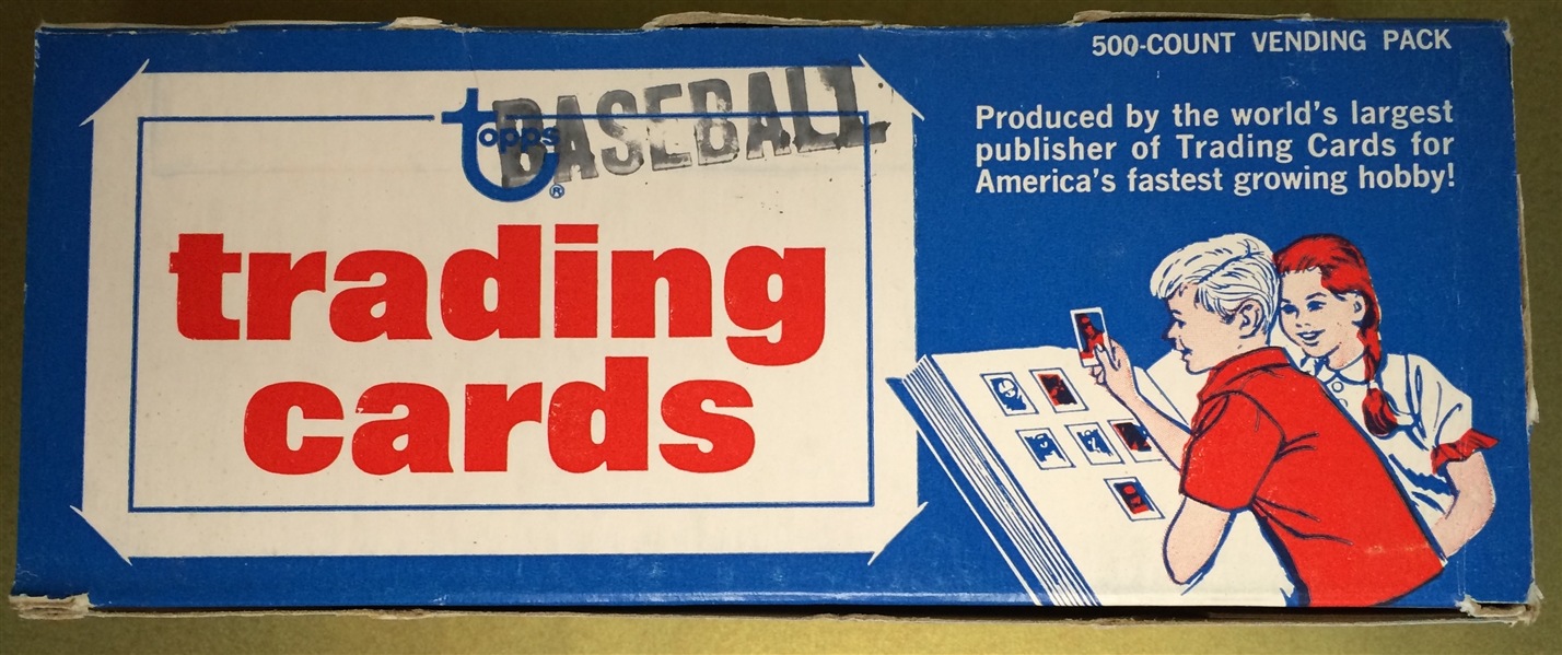 1971 Topps Baseball 3rd Series Vending Box (500)