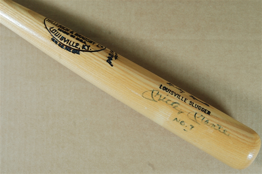 Mickey Mantle Signed Louisville Slugger Bat (UDA)