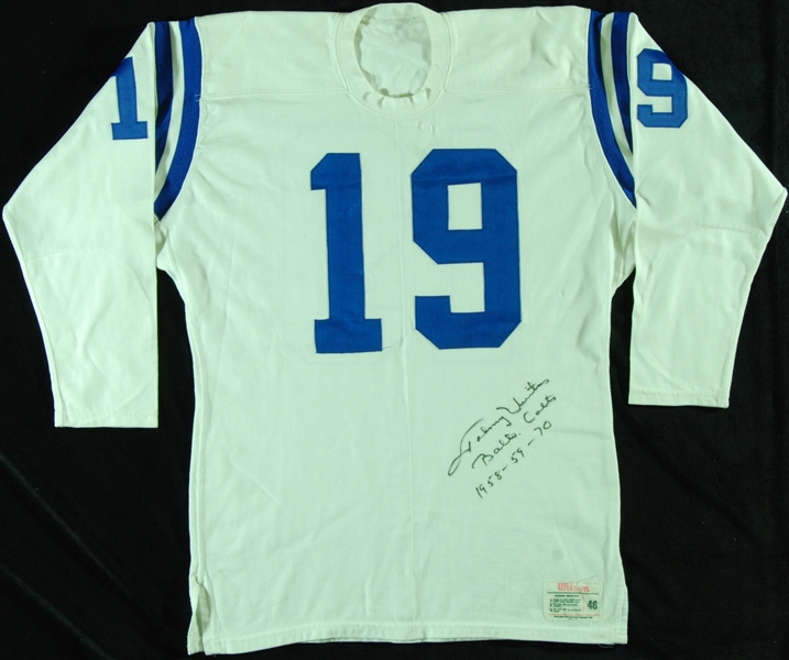 Johnny Unitas Signed Baltimore Colts Wilson Jersey (JSA)