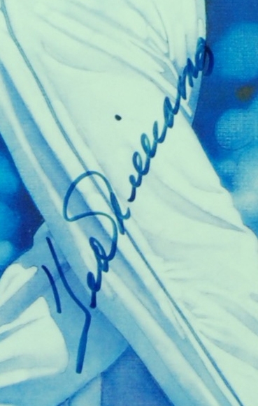 Ted Williams Signed Busch Beer Poster