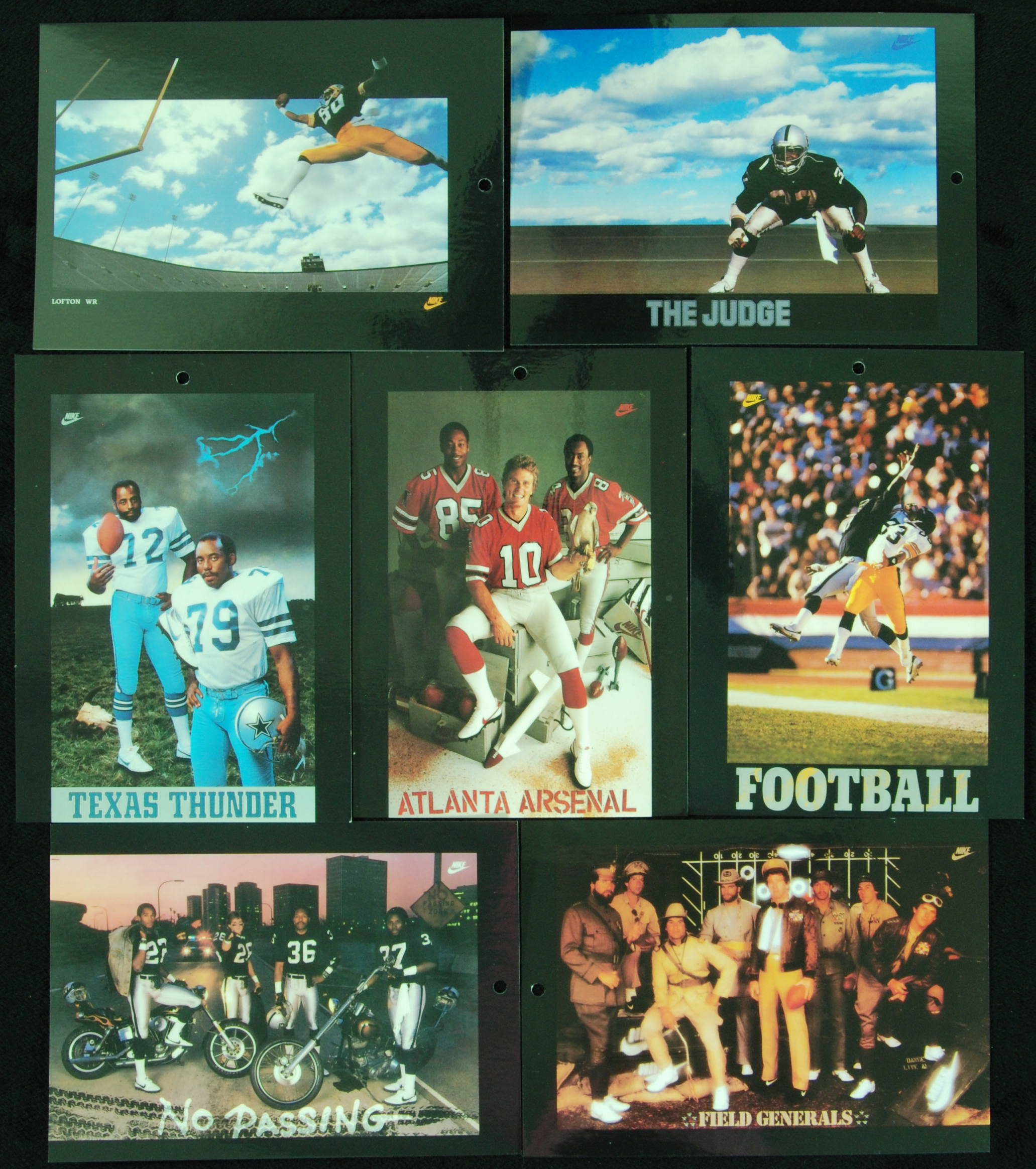 Misc Sports - 1983-92 Nike Poster Cards - Master: 351 High Street Holliston  MA Set Image Gallery