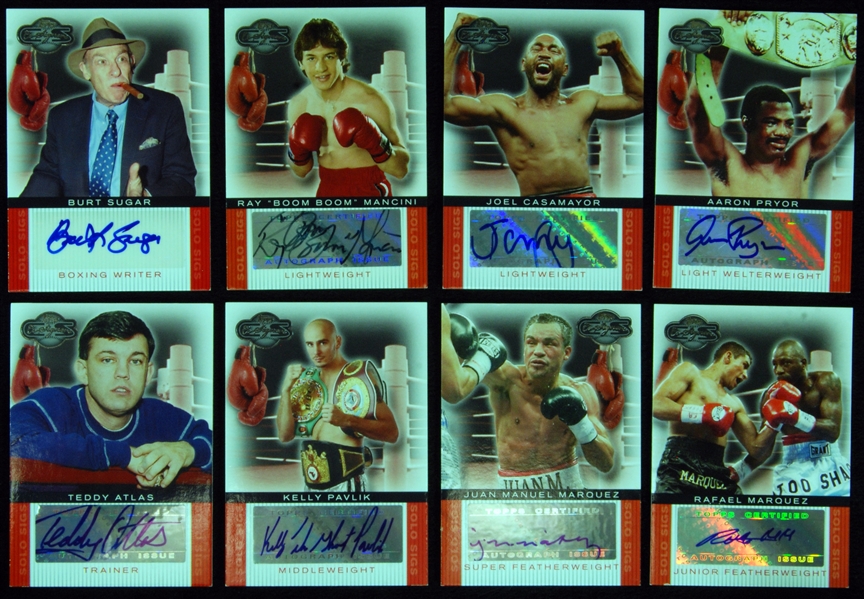 2008 Topps Co-Signers Solo Sigs Boxing Complete Set (31)