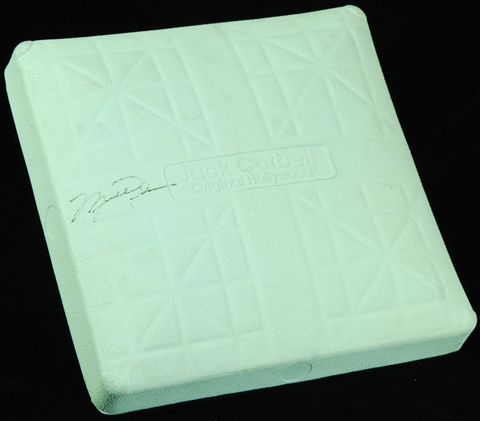 Michael Jordan Signed 1994 First Base from Birmingham Barons (Michael Jordan Foundation LOA) (BAS)