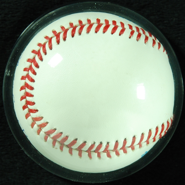 Mickey Charles Mantle Single-Signed OAL Baseball with Autograph Graded 10 (JSA/Beckett)