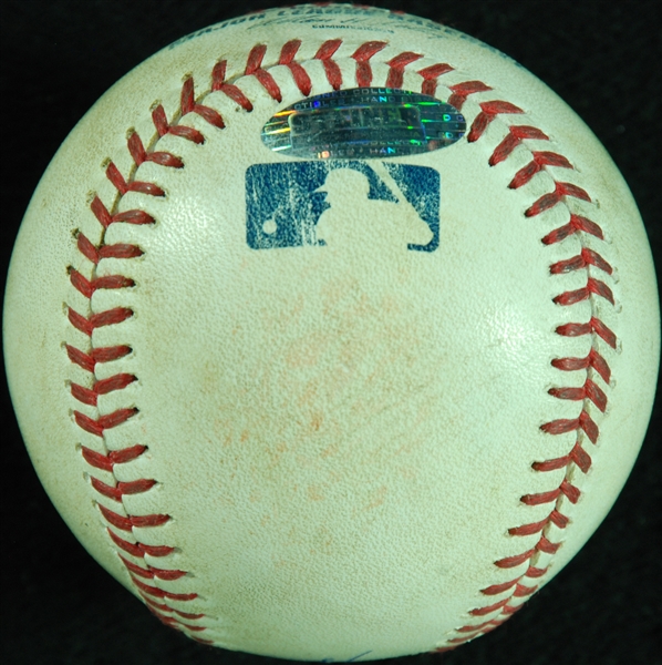 Derek Jeter Game-Used Single-Signed OML Baseball from Jeter's Final Game (Sept. 28, 2014) (MLB) (Steiner)