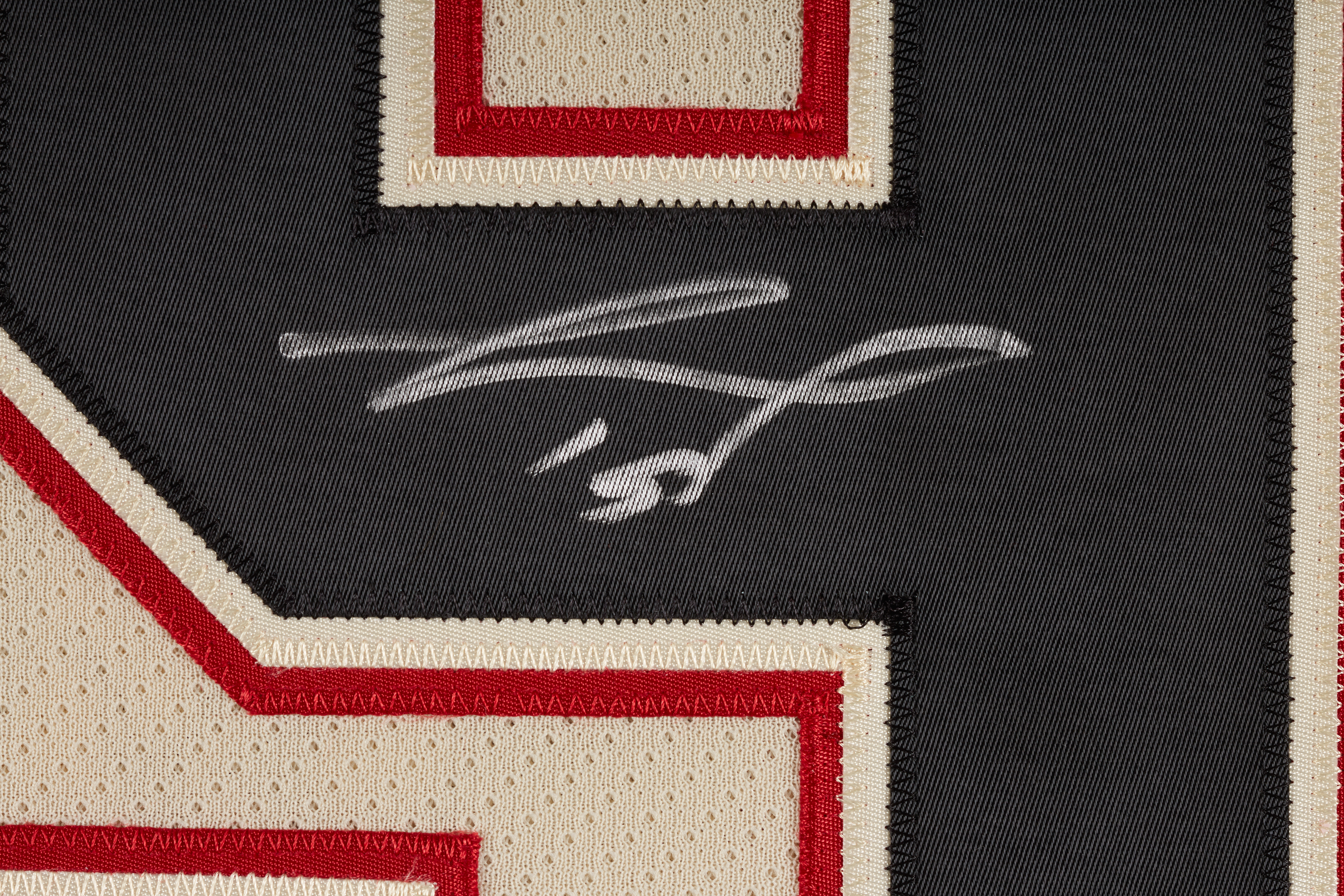 Jonathan Toews Autographed and Framed White Blackhawks Jersey