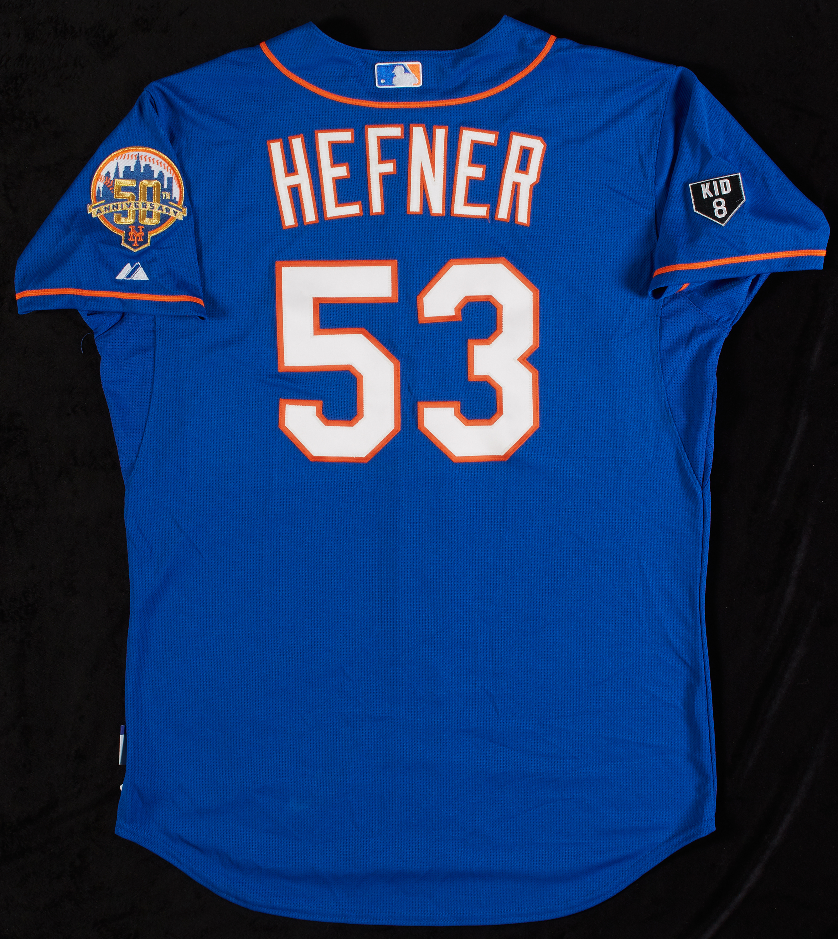 Lot Detail - Jeremy Hefner 2012 Game-Used Mets Los Mets Jersey (MLB)