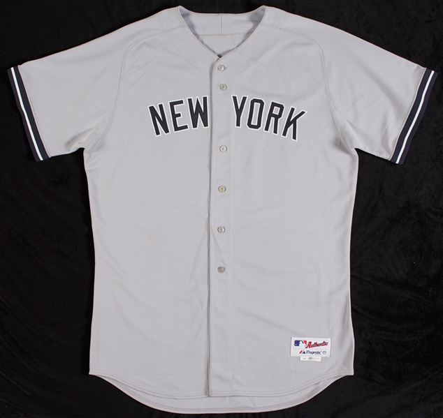 Randy Johnson 2005 Game-Used Yankees Opening Day Jersey (April 11, 2005) (MLB) (Steiner)