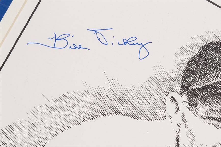 Bill Dickey Signed Murray Tinkelman Original Illustration