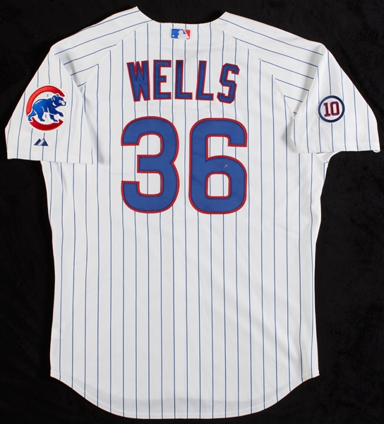 Randy Wells 2011 Game-Used Cubs Jersey (Steiner) (MLB)