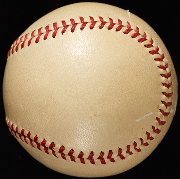 Babe Ruth Single-Signed OAL Harridge Baseball (Graded PSA/DNA 5) (AUTO 6) (BAS)