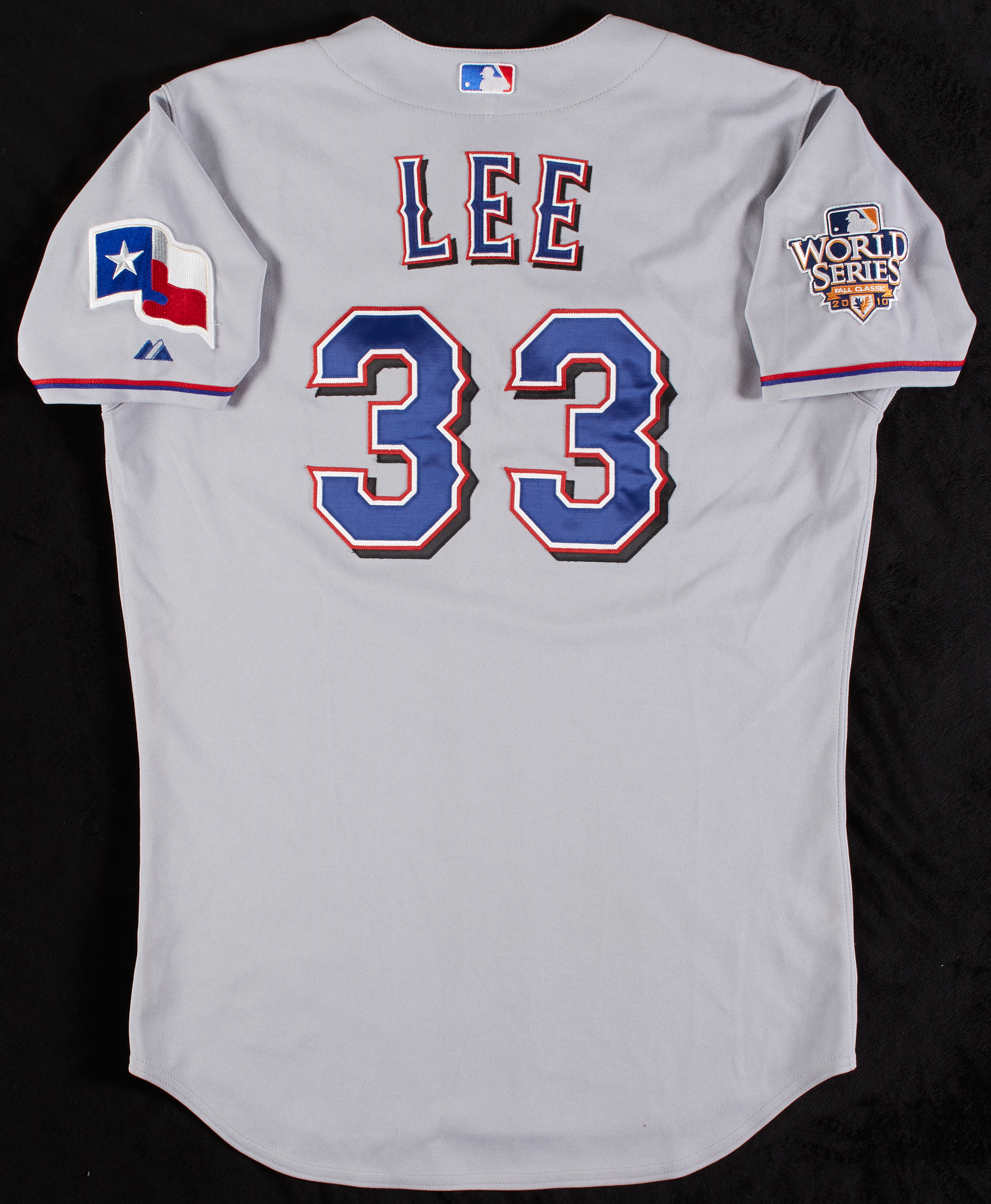 Lot Detail - Cliff Lee 2010 Game-Used Rangers Jersey (MLB)