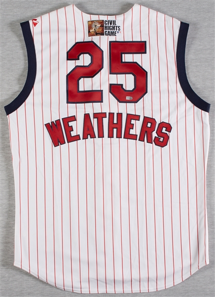 Dave Weathers 2009 Reds Civil Rights Game-Used Jersey (MLB) (Steiner)