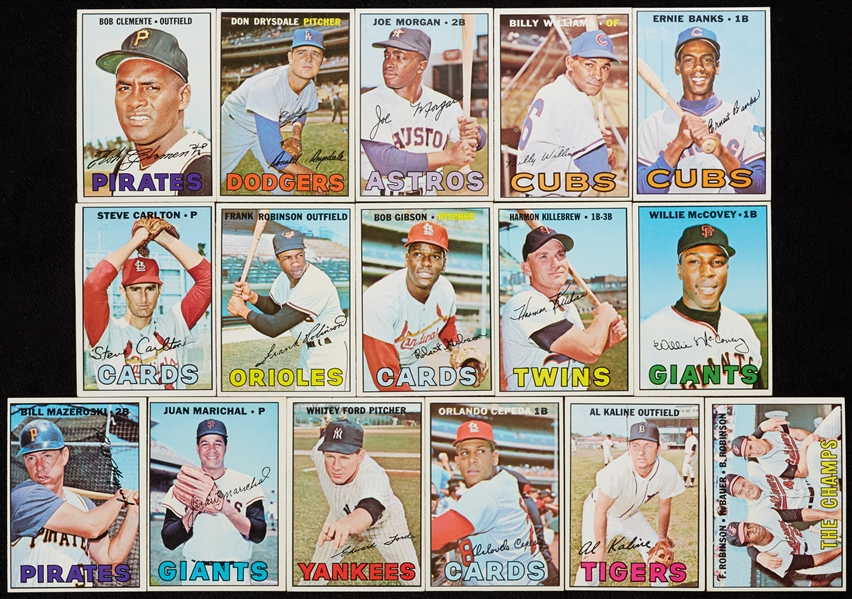1967 Topps Baseball Near Set (573/609)