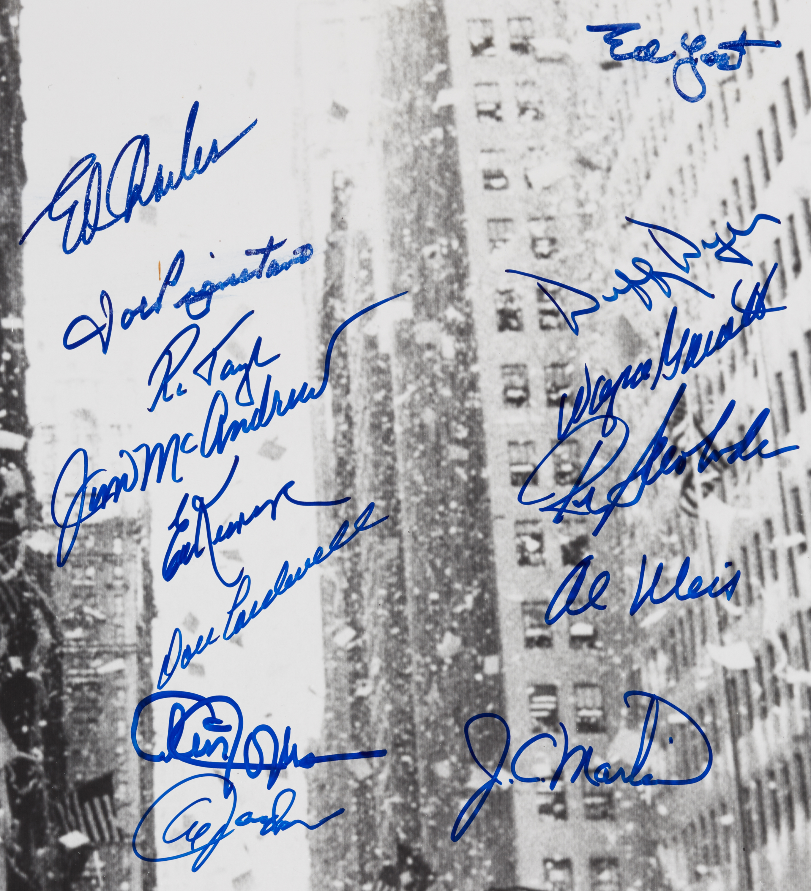 1969 NY Mets World Series Team Signed 16x20 Photo Tom Seaver