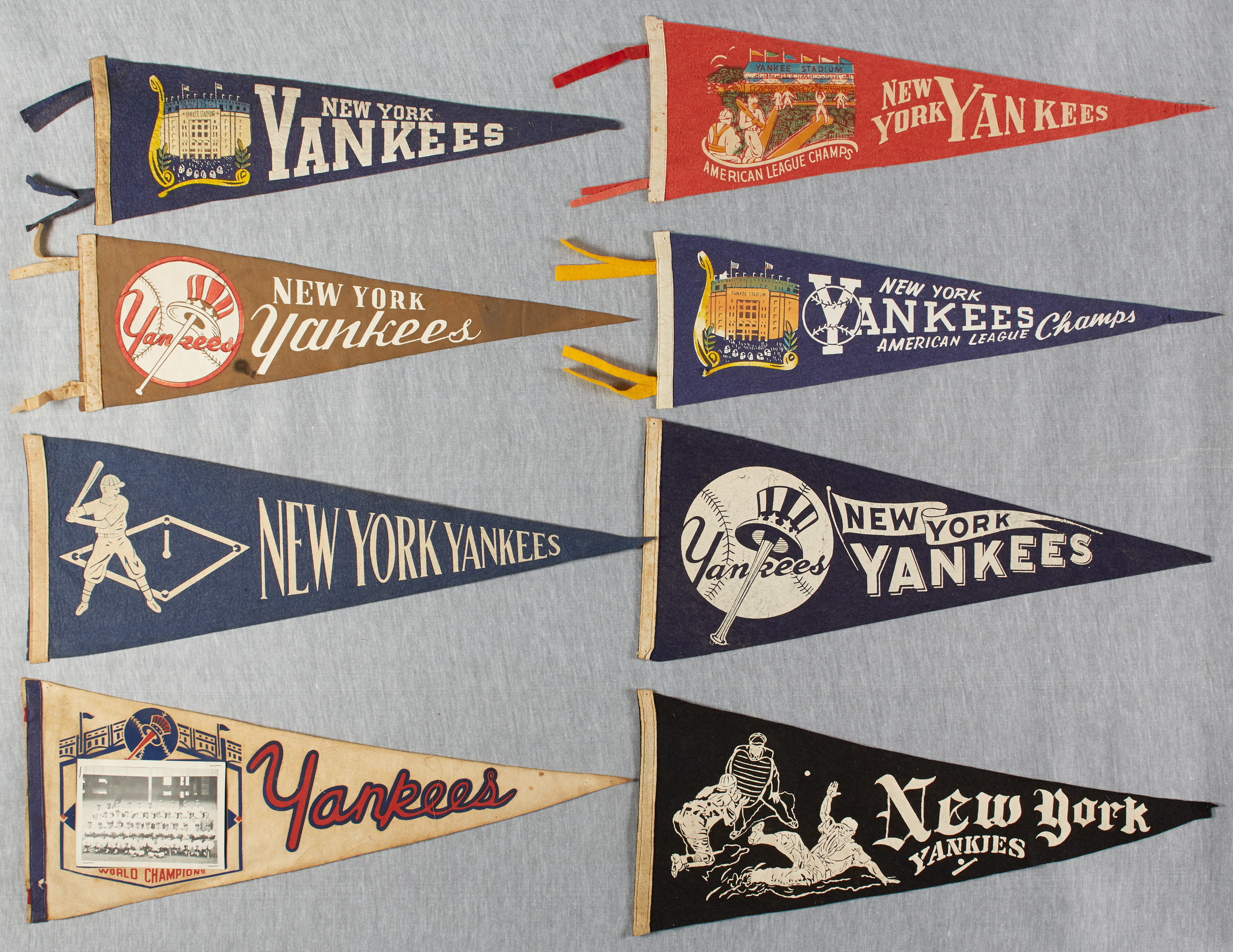 Sold at Auction: Vintage New York Yankees Felt Pennant