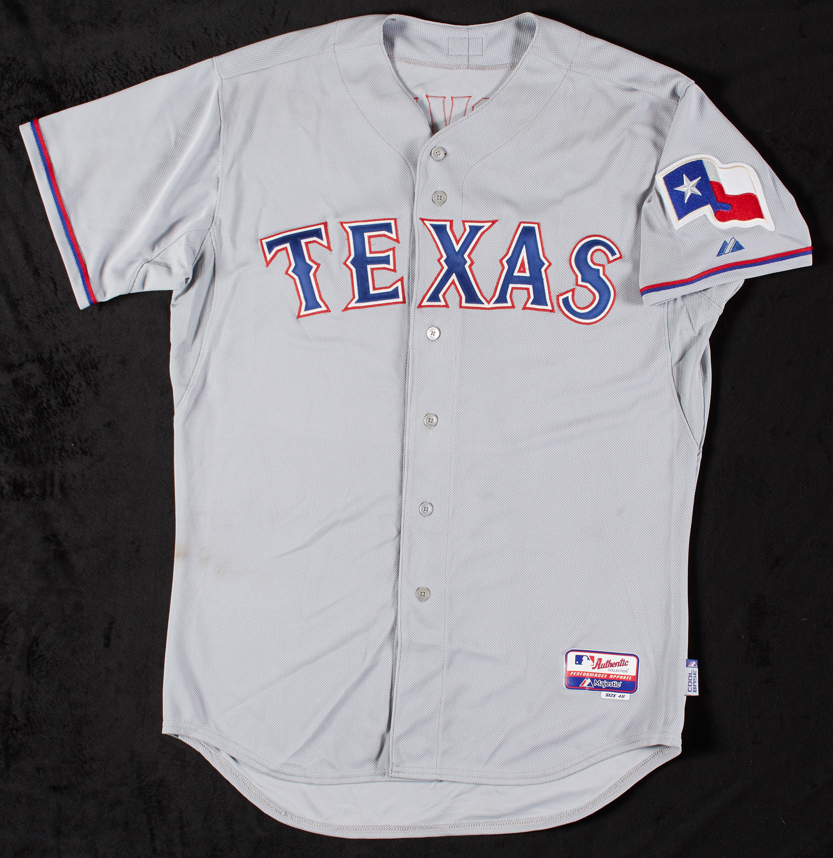 Lot Detail - Yu Darvish 2014 Game-Used Rangers Jersey (MLB) (Fanatics)