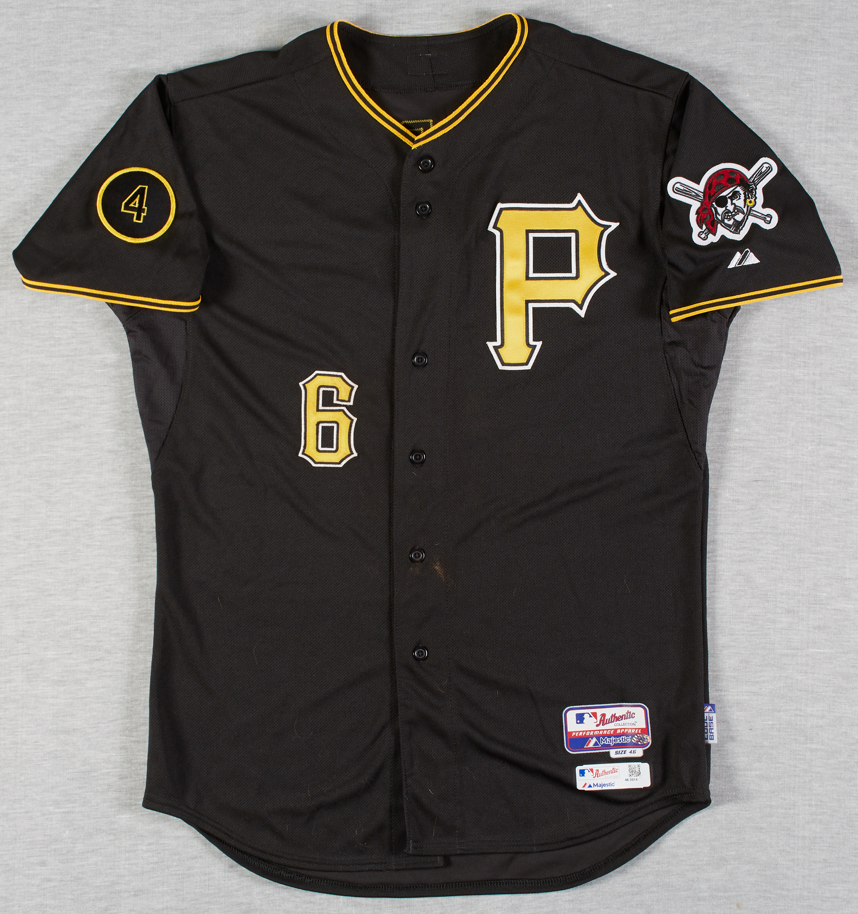 Lot Detail - Starling Marte 2014 Game-Used Pirates Jersey (MLB) (Fanatics)