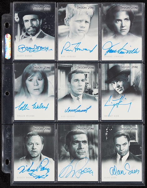 1999, 2000, 2002 and 2005 Twilight Zone Master Set (4 Series, 288 cards, 102 Autos)