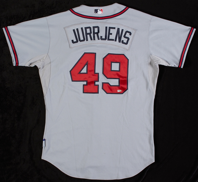 Atlanta Braves Game-Used Jersey Group with Chipper Jones BP Jersey (5)