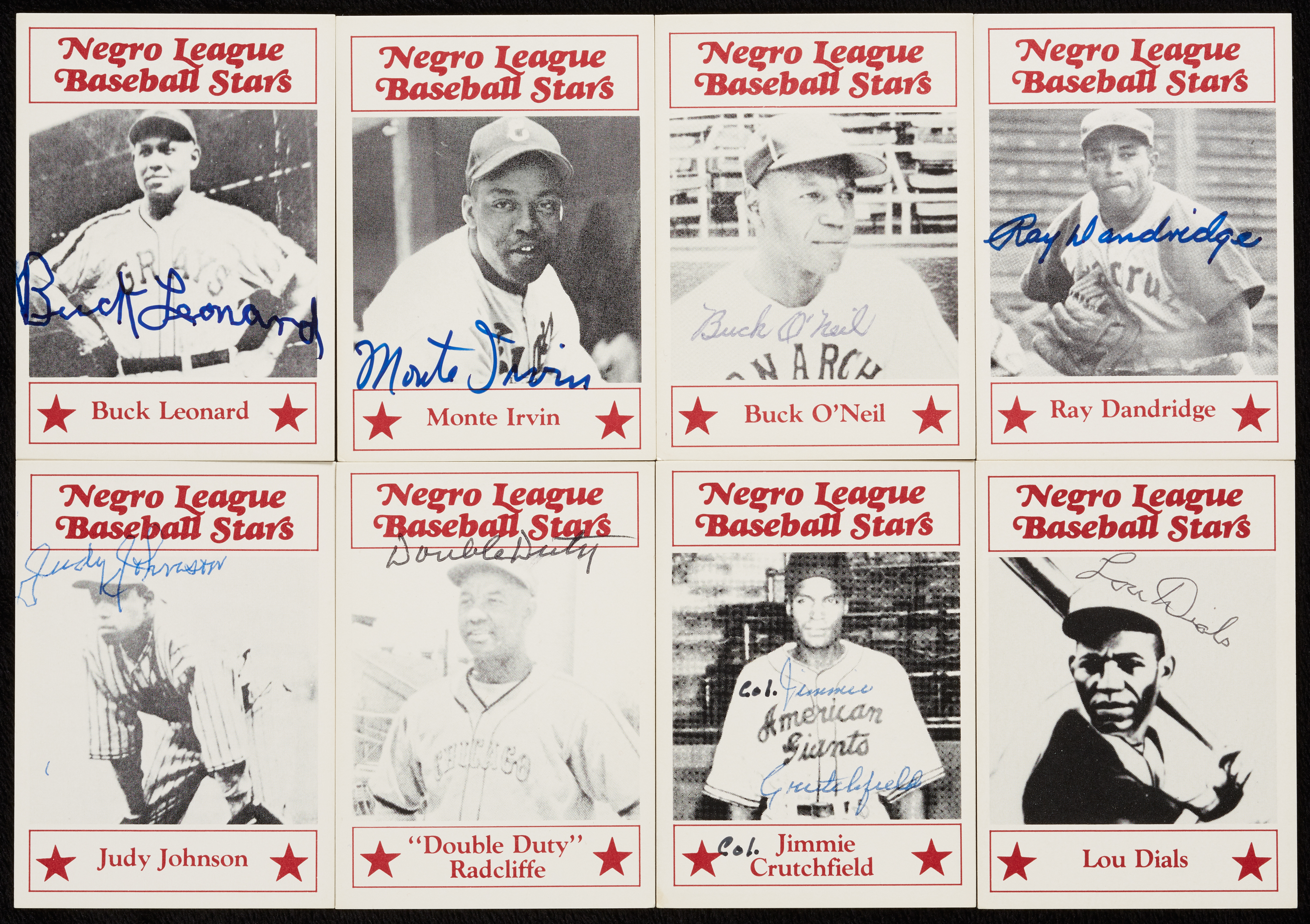 Negro League Baseball Stars Set