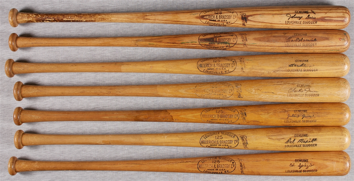 1964 St. Louis Cardinals World Champs Game-Used Bat Collection (7)