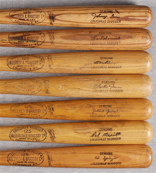 1964 St. Louis Cardinals World Champs Game-Used Bat Collection (7)
