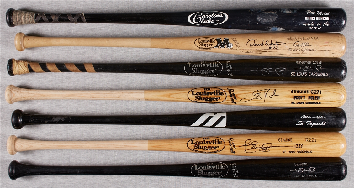 2006 St. Louis Cardinals World Champs Game-Used Bat Collection (7)