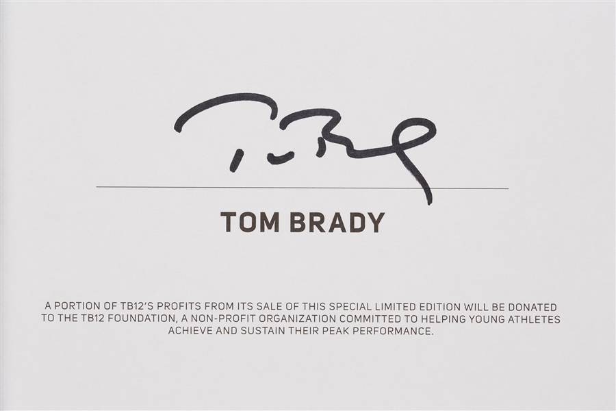 Tom Brady Signed The TB12 Method Book (BAS)