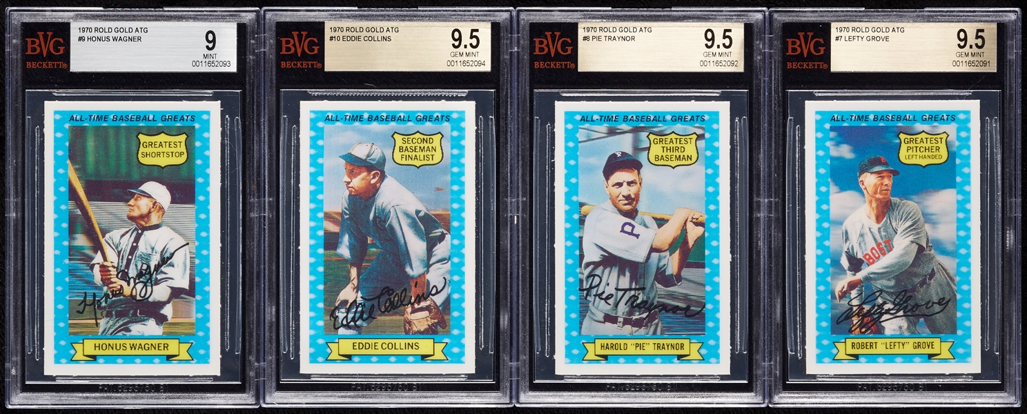 1970 Rold Gold ATG Baseball Complete Set Pair with Unopened Set & BGS-Graded Set (2)