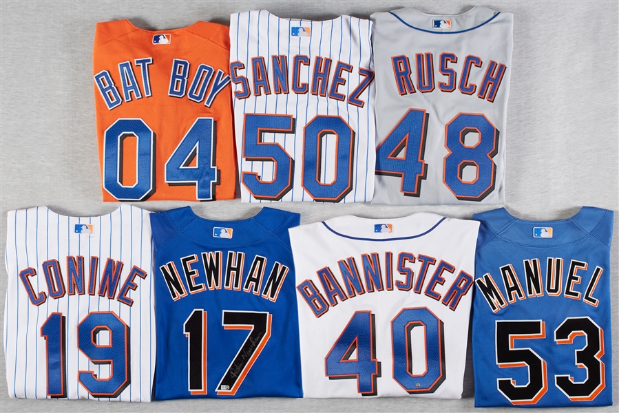 New York Mets 2001-2007 Game-Used Jersey Group (7)