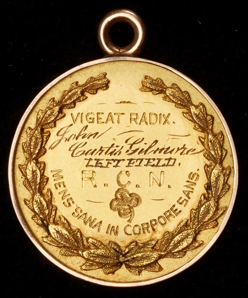 1888 Racine College 14K Gold Medallion