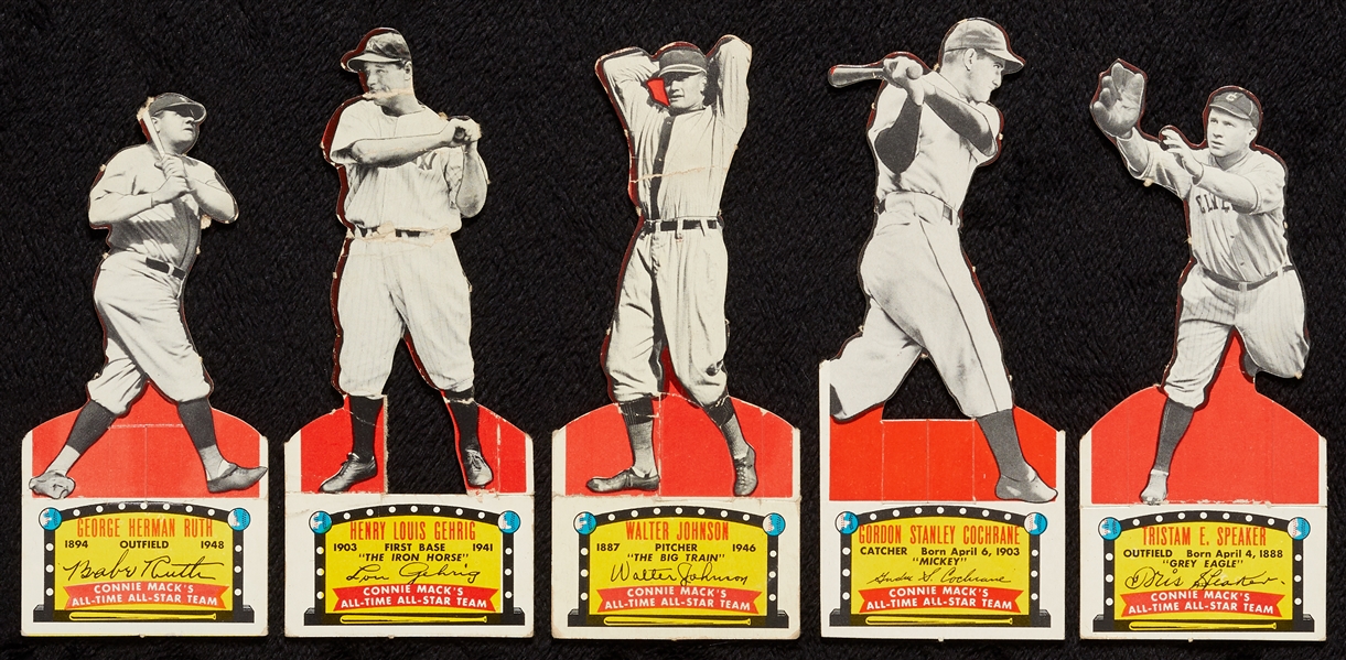 1951 Topps Connie Mack All-Stars Group (5)