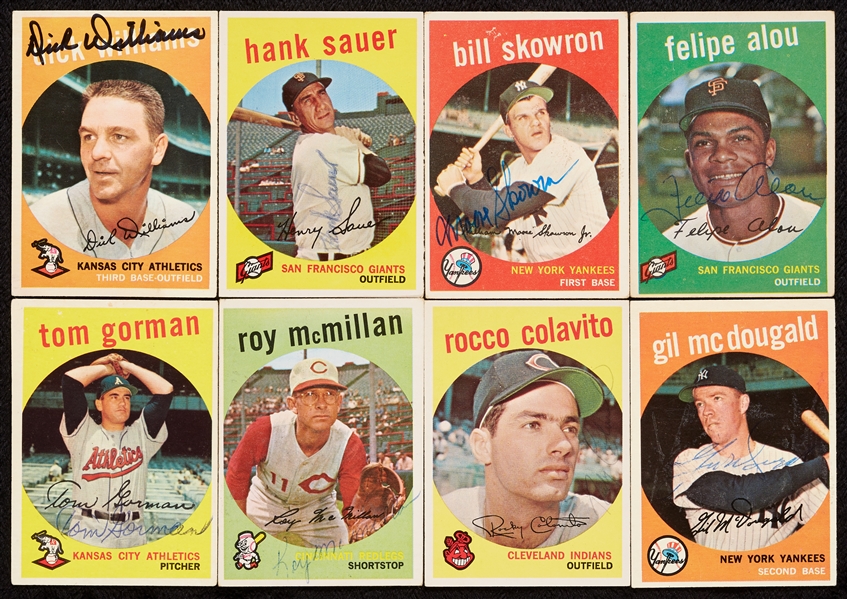 Signed 1959 Topps Baseball Collection (238)