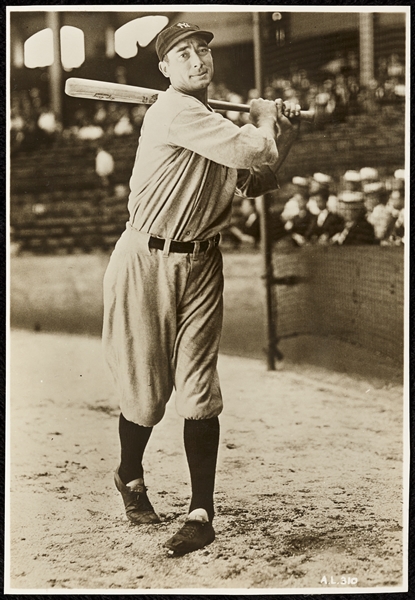 Tony Lazzeri Type I Photo Used for 1933 Worch Cigar Card