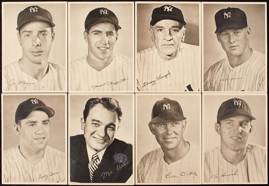 1950 Yankees Picture Pak Photos With DiMaggio, Berra, Stengel (25)