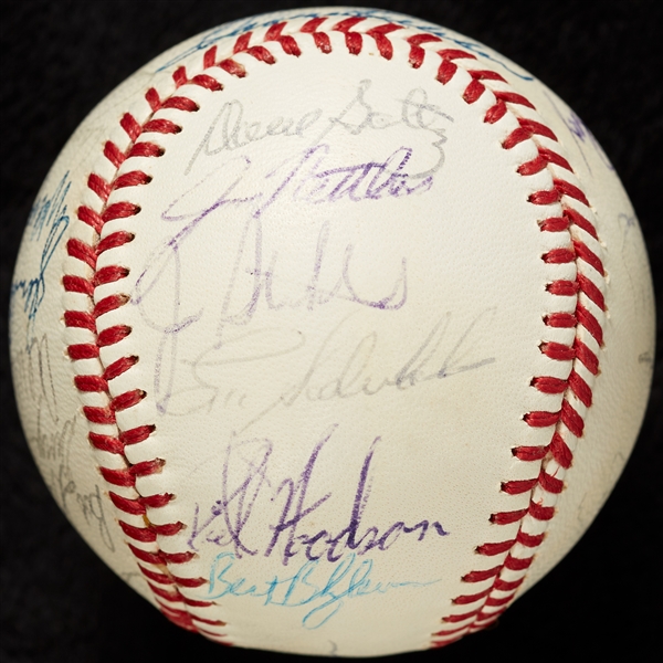 Circa 1971-72 Minnesota Twins Team-Signed OAL Baseball (27) (BAS)