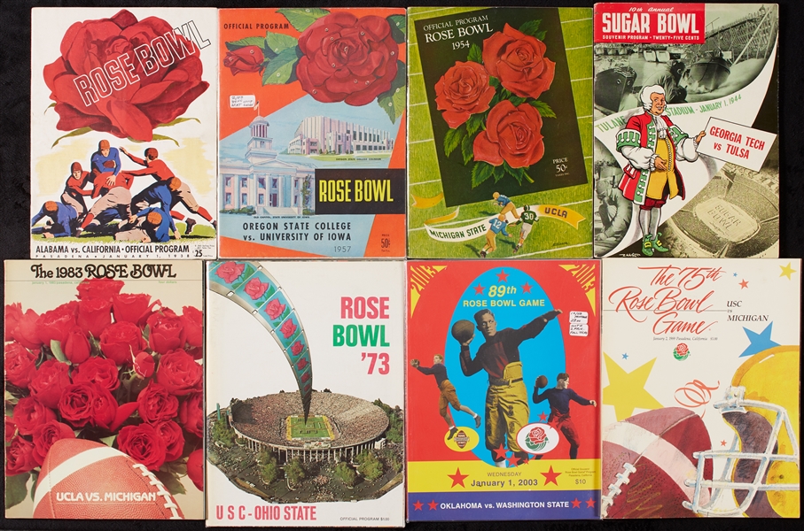 1938-2004 Rose Bowl and Others Vintage Programs (24)
