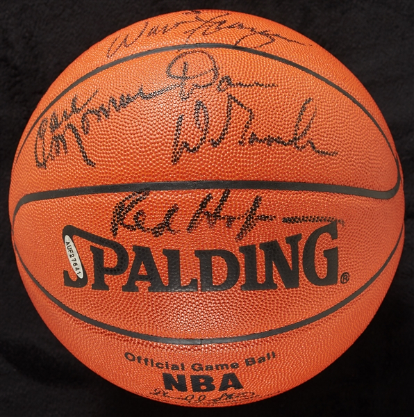 1972-73 New York Knicks NBA Champs Team-Signed Basketball (6) (UDA)