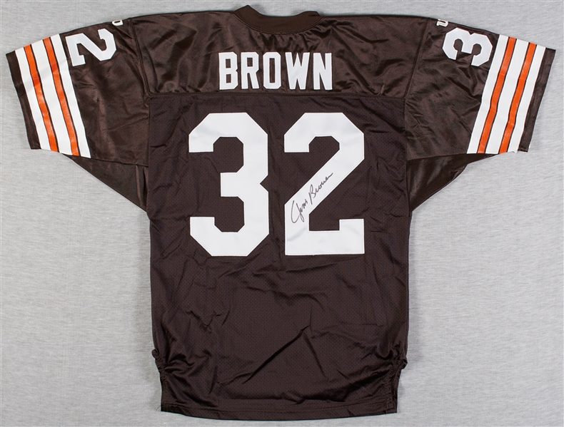 Jim Brown Signed Browns Pro Line Jersey (BAS)