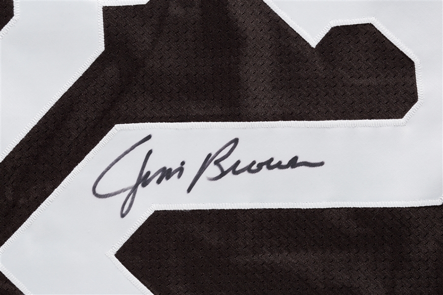 Jim Brown Signed Browns Pro Line Jersey (BAS)
