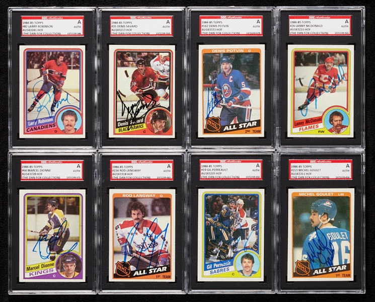 Signed 1984-85 Topps Group (119)