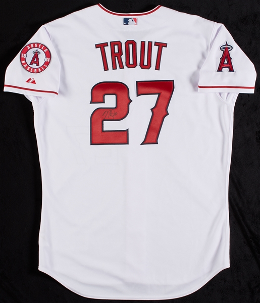Mike Trout Signed Angels Jersey (BAS)