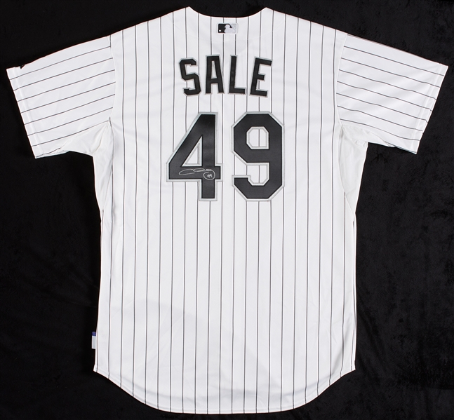 Chris Sale Signed White Sox Jersey (BAS)