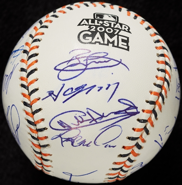 2007 All-Star Game Multi-Signed ASG Baseball (20) (BAS)