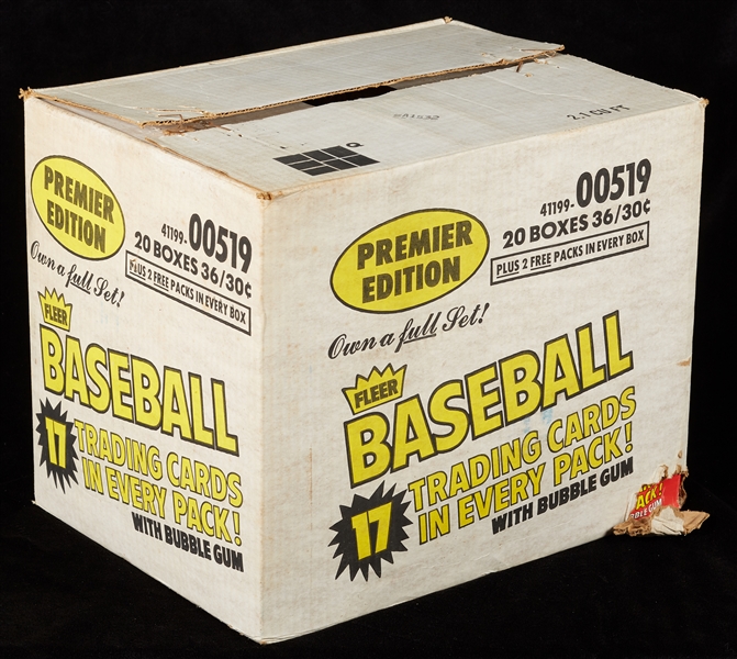 1981 Fleer Baseball Wax Case (20)